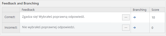 Ustawienia opinii Ustawienia opinii