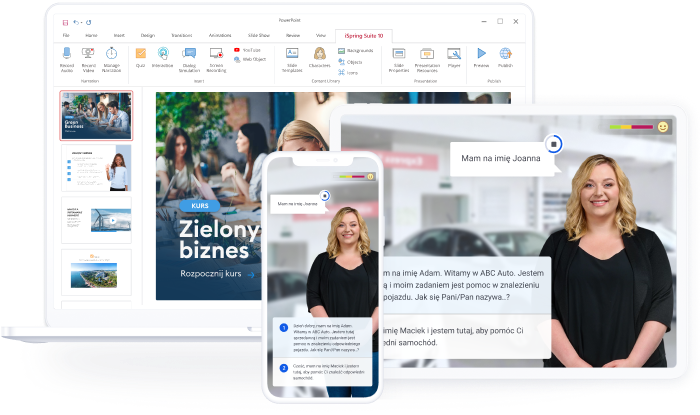 iSpring Suite - Platforma do tworzenia kursów online