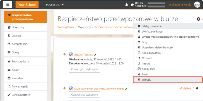 Baza pytań Moodle