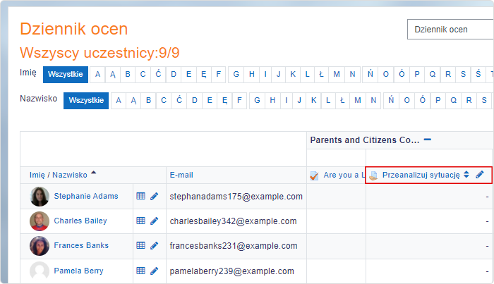 Ocenianie zadań Ocenianie zadań w Moodle™
