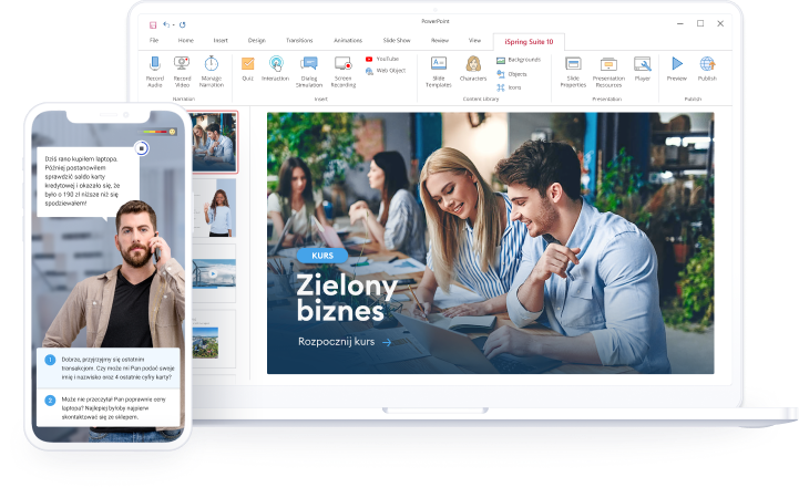 iSpring Suite Max Prezentacja interaktywna w iSpring Suite Max