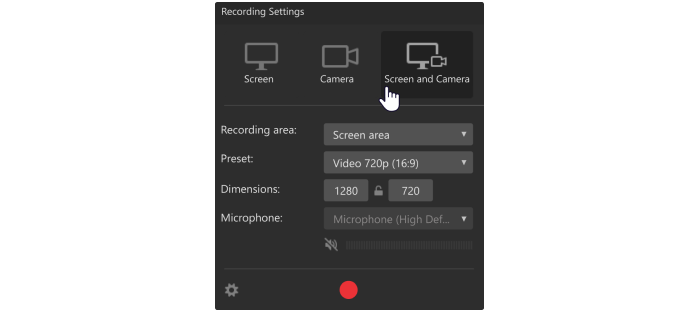 Ustawienia nagrywania w iSpring Suite Ustawienia nagrywania iSpring Recording