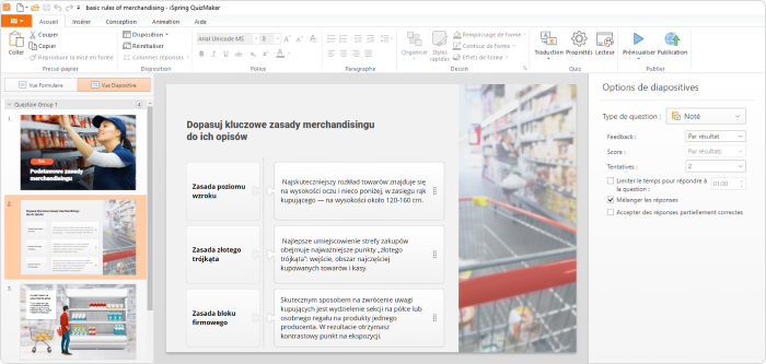 Ocena kompetencji pracownika - iSpring Suite Max Ocena kompetencji pracownika za pomocą testu osobowości w iSpring Suite Max