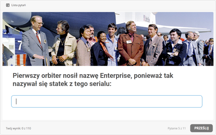 Quiz z krótkimi odpowiedziami w iSpring Suite Pytania z krótkimi odpowiedziami