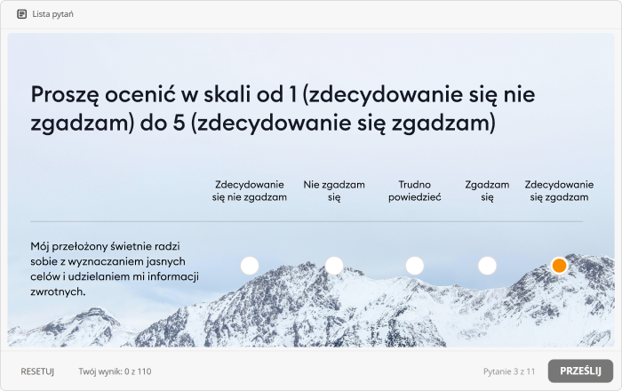 Skala Likerta w iSpring Suite Skala Likerta