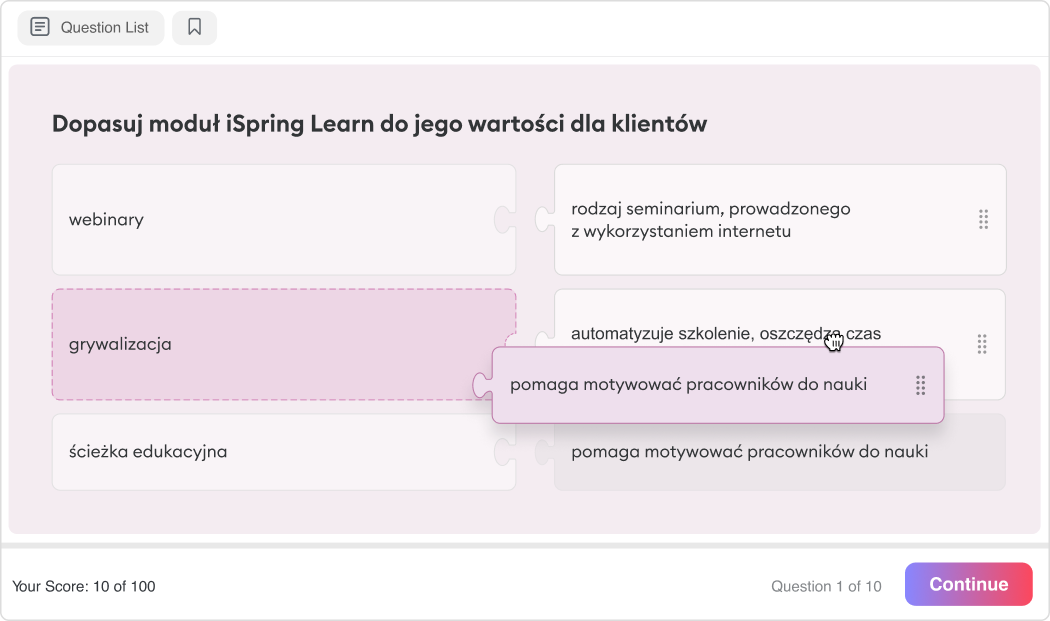 Ocena wyników pracy Ocena wyników pracy