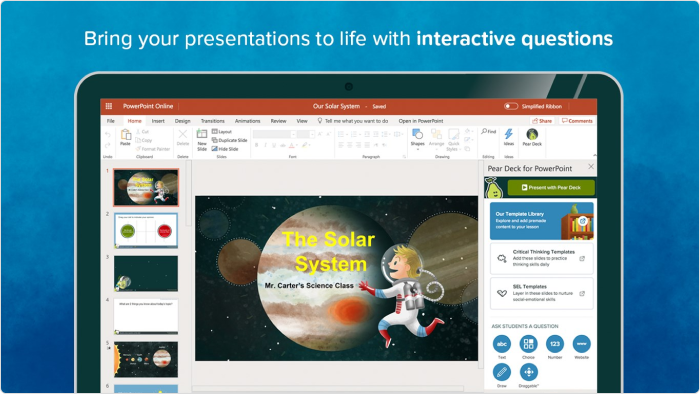 Pear Deck Learning Rozszerzenie PowerPoint Pear Deck Learning